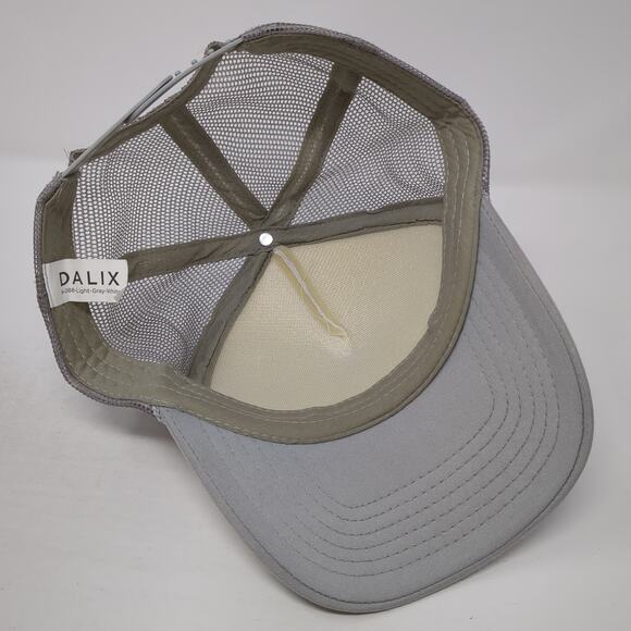 Mama Est. 1999 Snapback Rope Trucker Hat Gray One Size Mesh Back Dalix - Picture 7 of 10